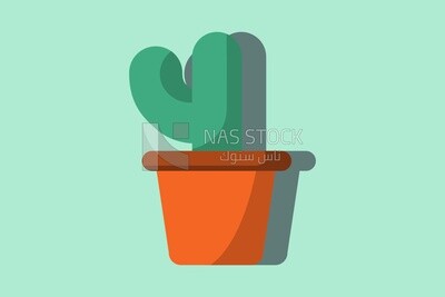 Green plant, icons and templates, vector illustrator