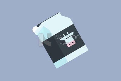 Milk carton icon, icons and templates, vector illustrator
