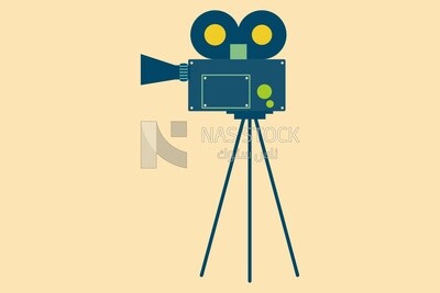 رمز كاميرا فيلم  ، رسومات ، أيقونات ، فيكتور اليستريتور