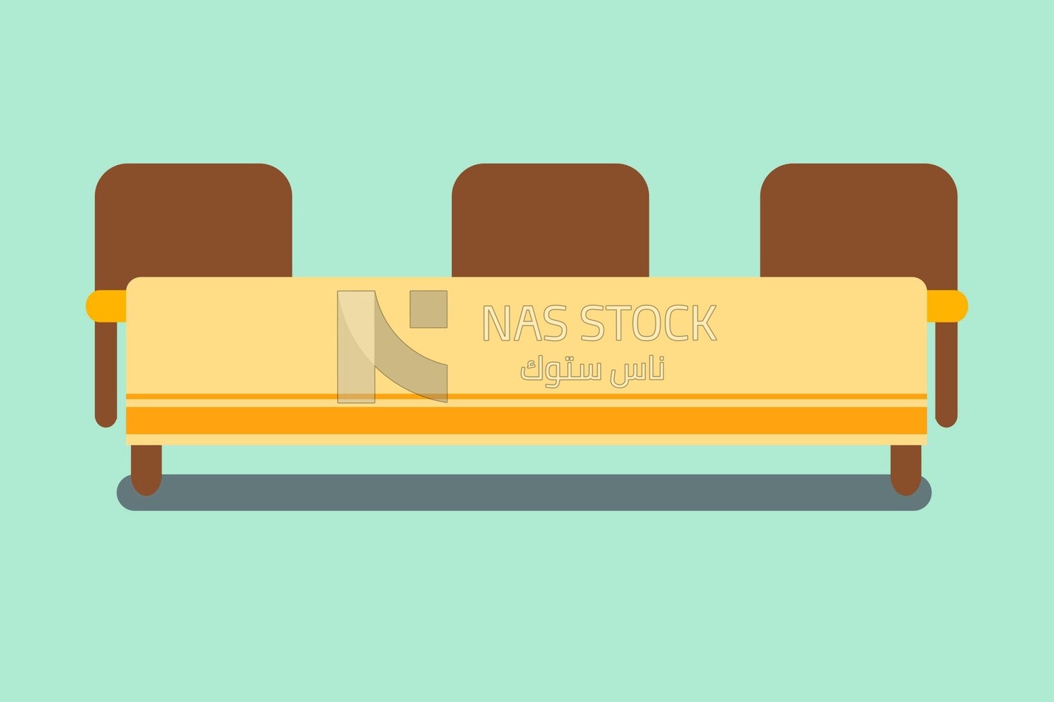 Dinning table, icons and templates, vector illustrator