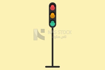 Traffic light icon, icons and templates, vector illustrator