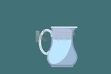 Water jar icon, icons and templates, vector illustrator