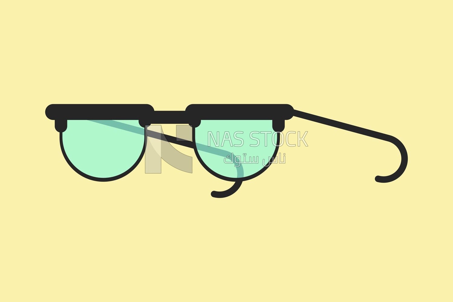 Glasses, icons and templates, vector illustrator