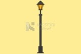 Lamppost icon, icons and templates, vector illustrator