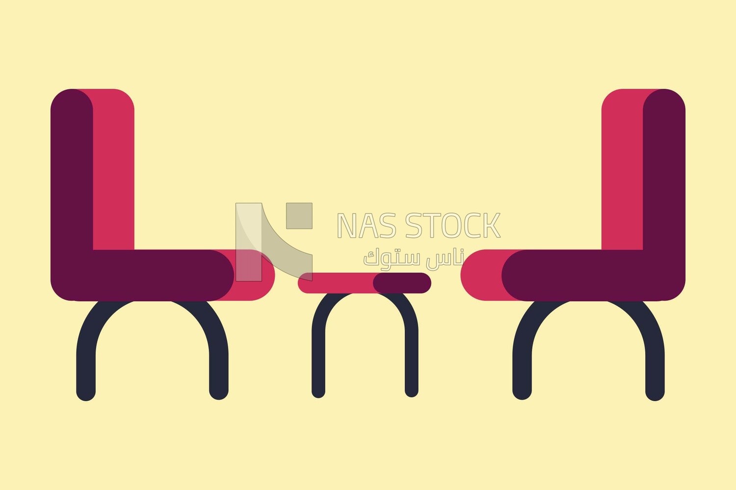 Waiting room icon, icons and templates, vector illustrator