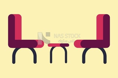 Waiting room icon, icons and templates, vector illustrator