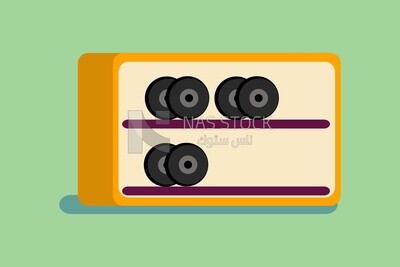 Baby toys, icons and templates, vector illustrator