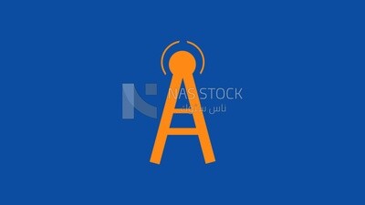 Tower of wireless, icons and templates, vector illustrator
