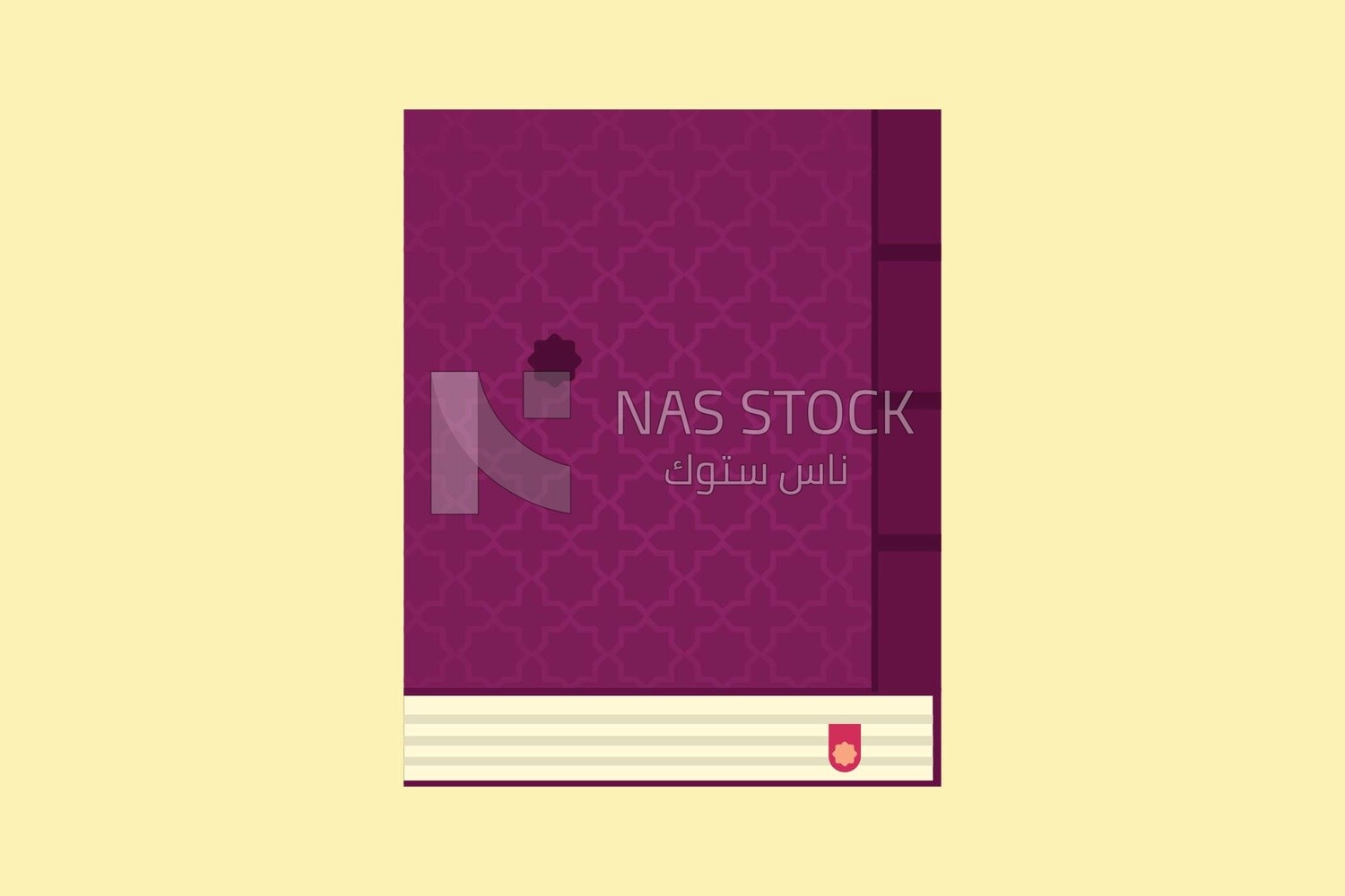 Quran book, graphics, icons, vector illustrator.