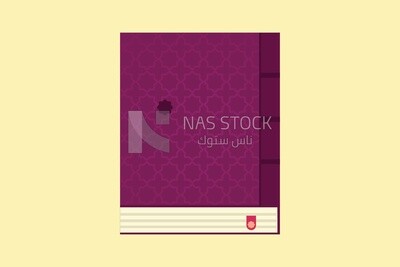 Quran book, graphics, icons, vector illustrator.