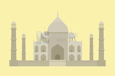 Mosque, icons and templates, vector illustrator