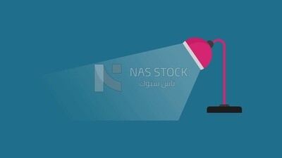 Desk lamp, icons and templates, vector illustrator