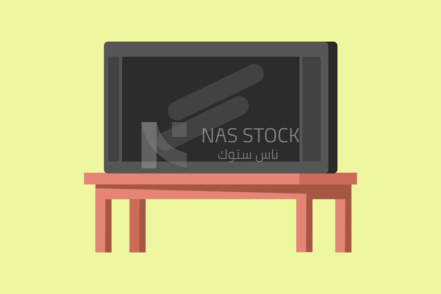 Television screen, icons and templates, vector illustrator