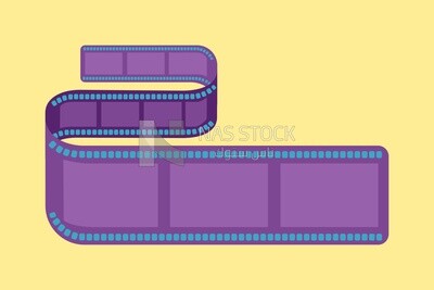 Movie roll, icons and templates, vector illustrator