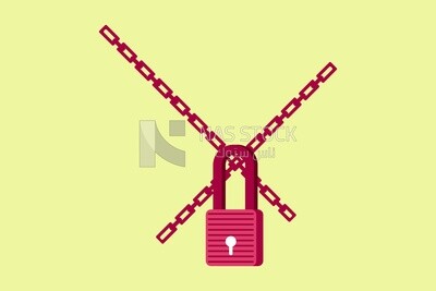 قفل ، أيقونات ، فيكتور اليستريتور