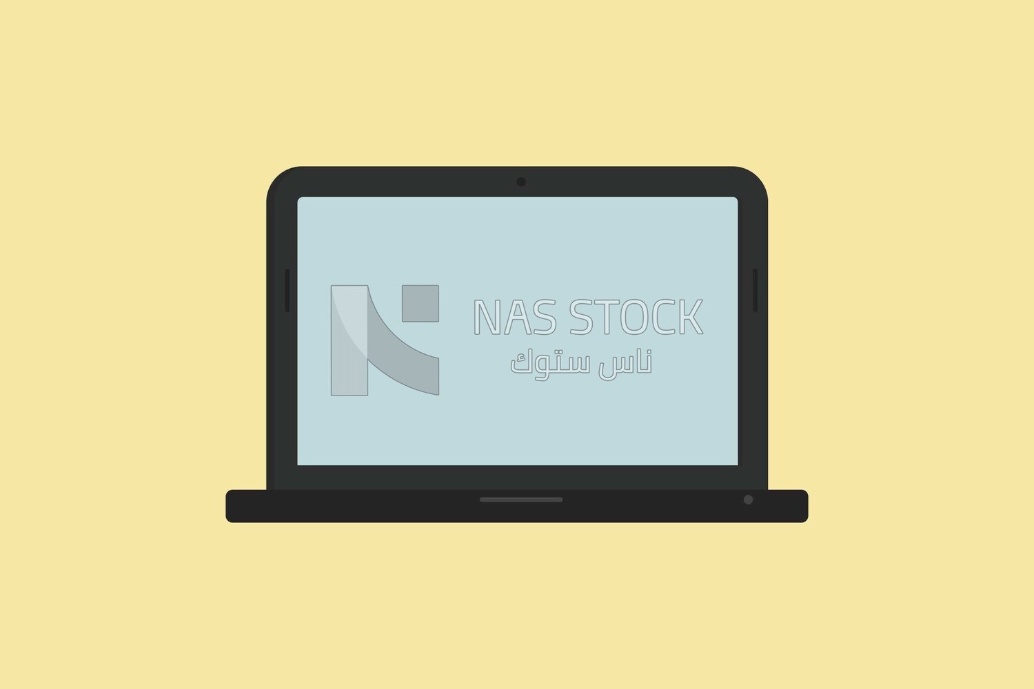 Laptop, icons and templates, vector illustrator
