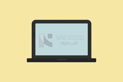 Laptop, icons and templates, vector illustrator