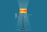 Lamp, icons, templates and vector illustrator