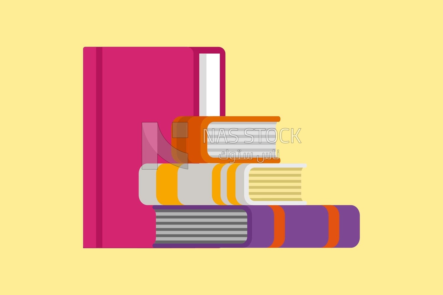 Books, icons and templates, vector illustrator