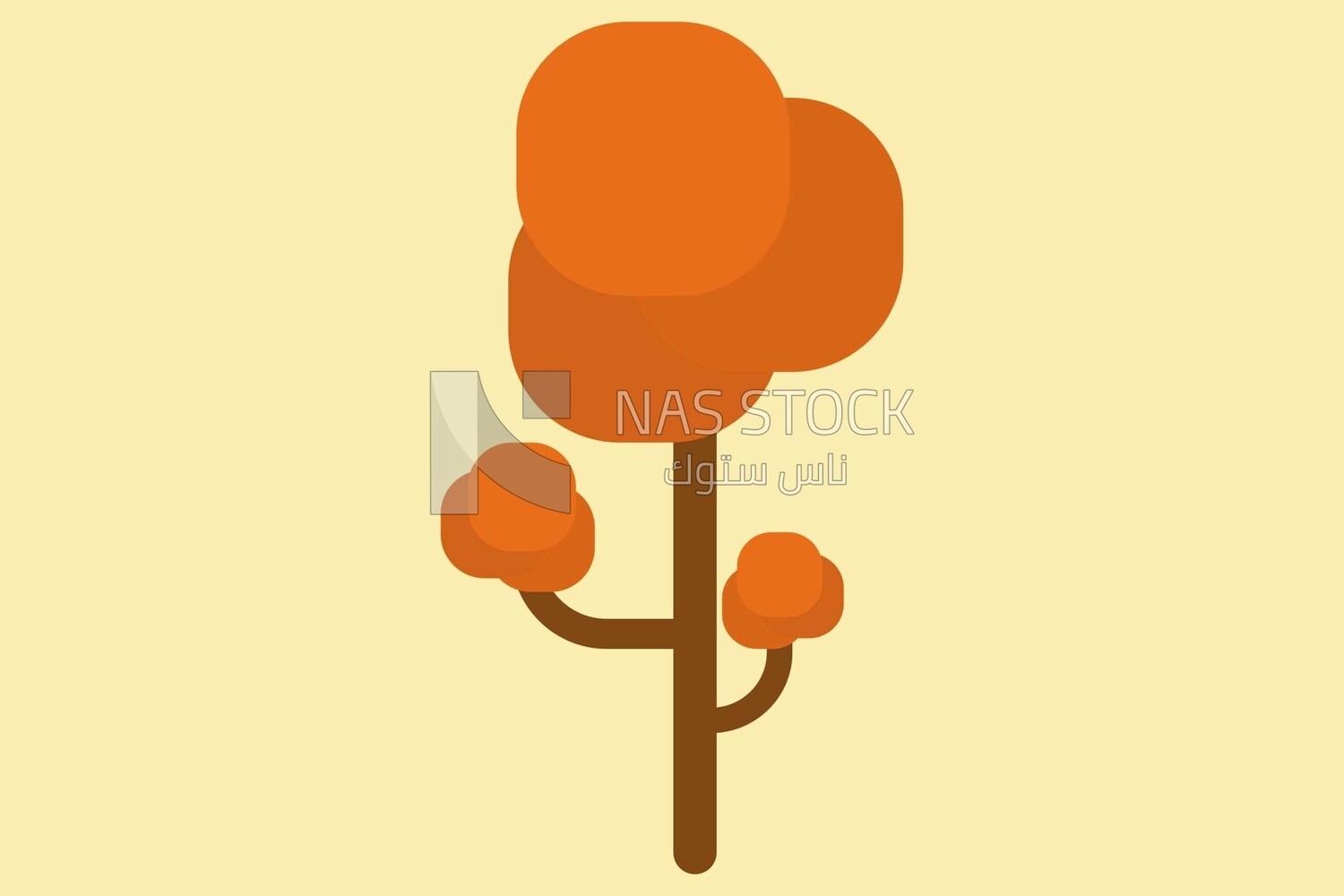 Tree, icons and templates, vector illustrator