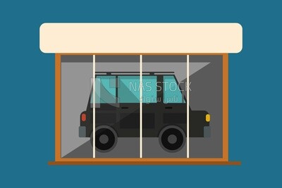 Black car, icons and templates, vector illustrator