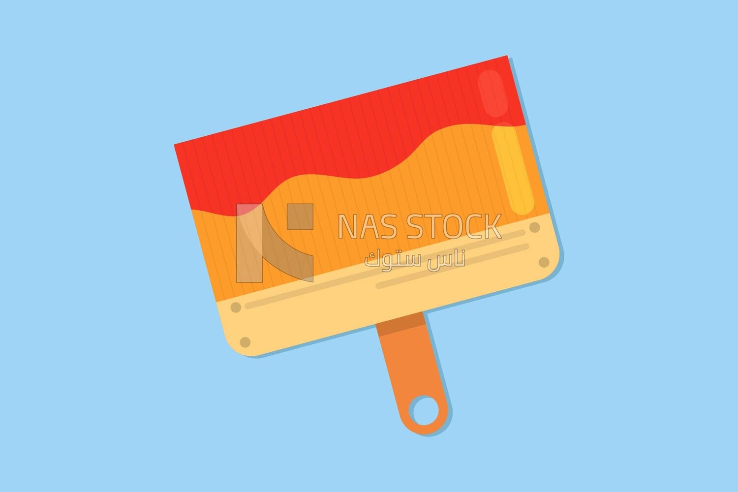 Paint roller, icons and templates, vector illustrator