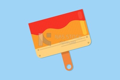 Paint roller, icons and templates, vector illustrator