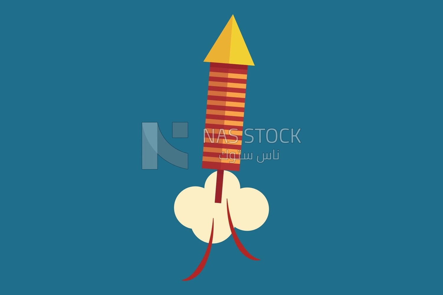 Fireworks rocket, icons and templates, vector illustrator