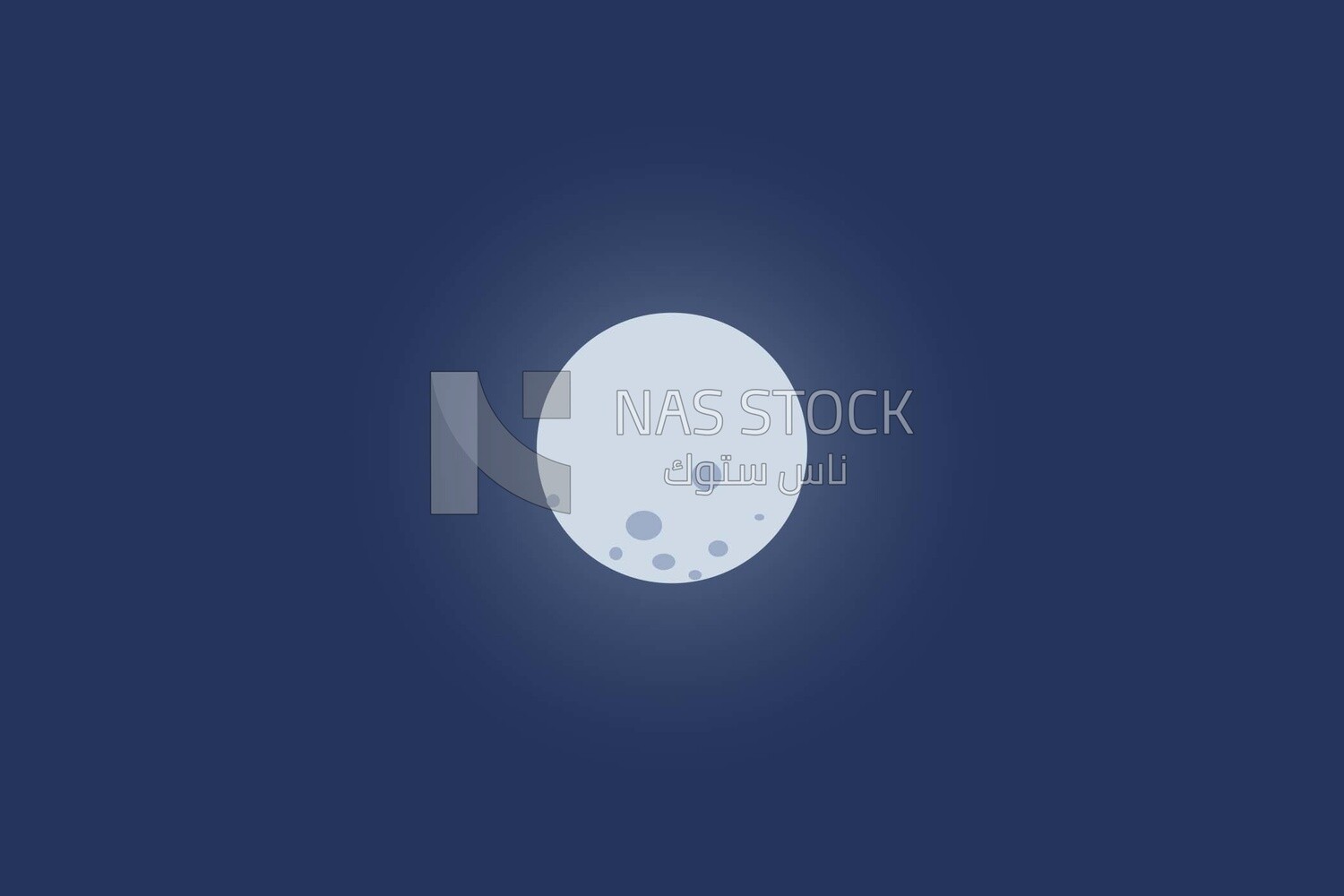 Moon, icons and templates, vector illustrator