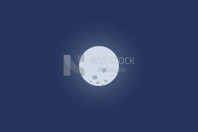 Moon, icons and templates, vector illustrator
