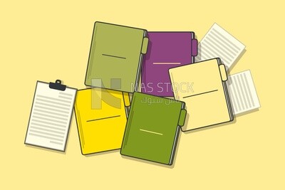 Documents, icons and templates, vector illustrator