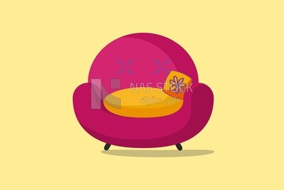 Chair, icons and templates, vector illustrator