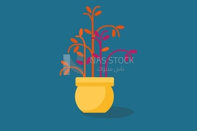 Plant, icons and templates, vector illustrator