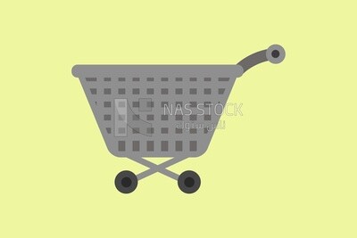 Shopping cart icon, icons and templates, vector illustrator