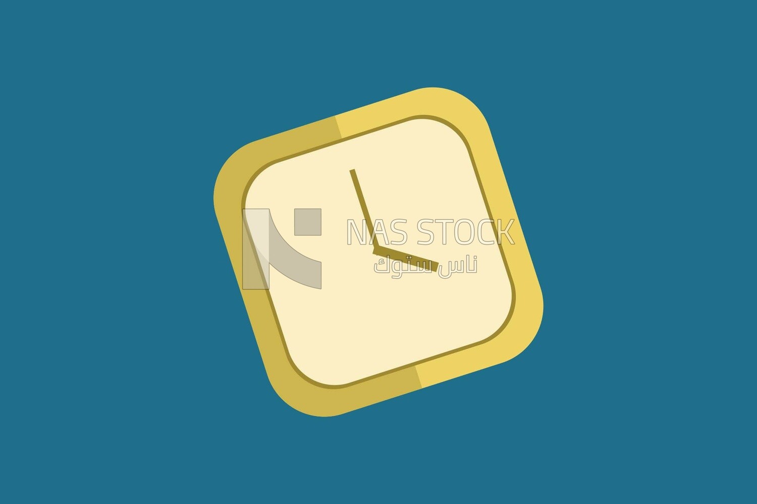 Wall clock, icons and templates, vector illustrator