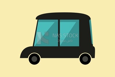Black car, icons and templates, vector illustrator