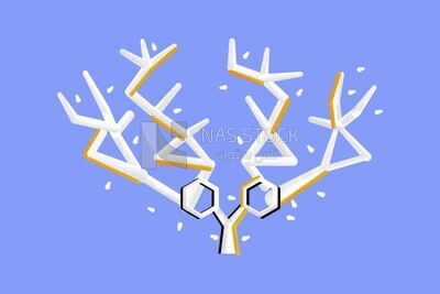 Tree, icons and templates, vector illustrator