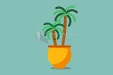 Green plant, icons and templates, vector illustrator