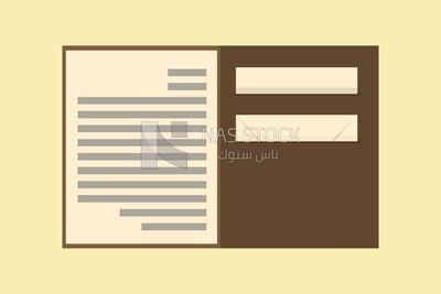 Documents, icons and templates, vector illustrator