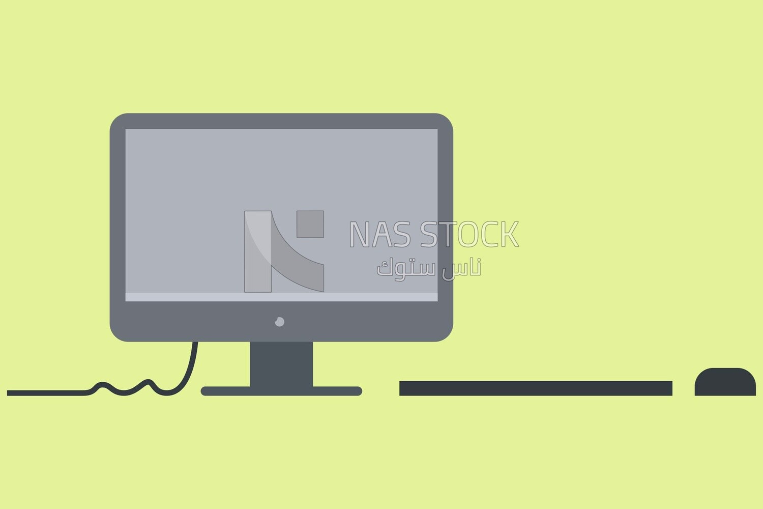 شاشة كمبيوتر ، أيقونات ، فيكتور اليستريتور