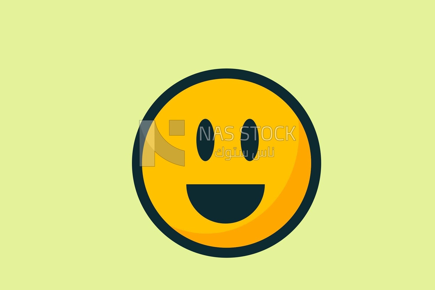 Smile face emoji, icons and templates, vector illustrator