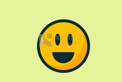 Smile face emoji, icons and templates, vector illustrator