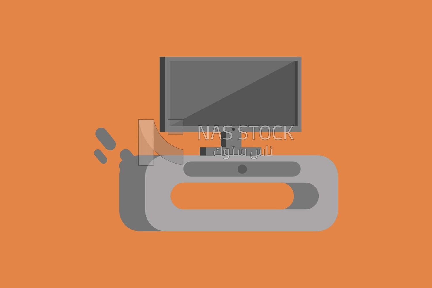 Tv with tv table