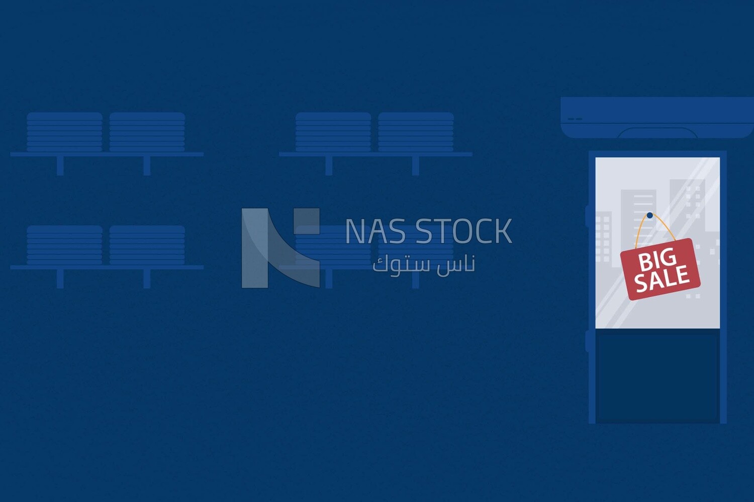 Clothes shop background