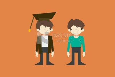 Educational stages of the boy