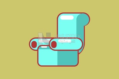 Green chair icon