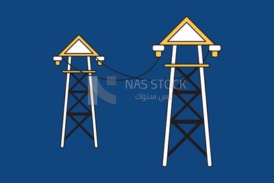 Electricity towers