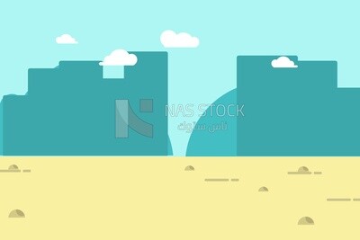 background of city in the morning