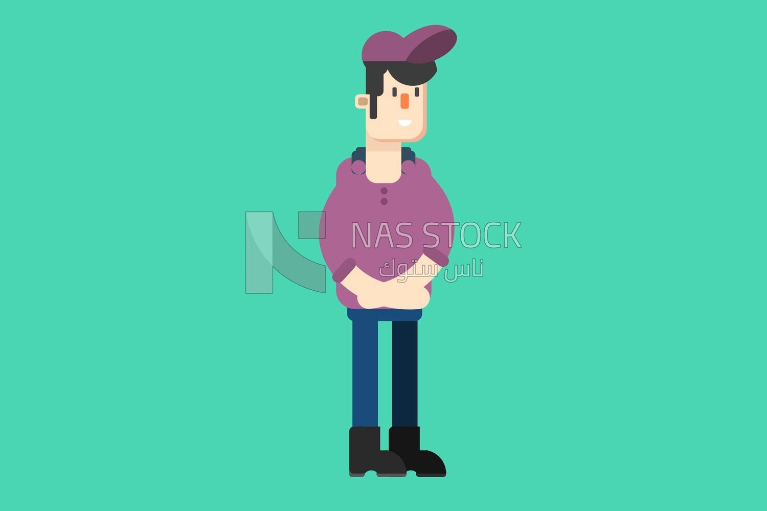 Guy in casual clothes