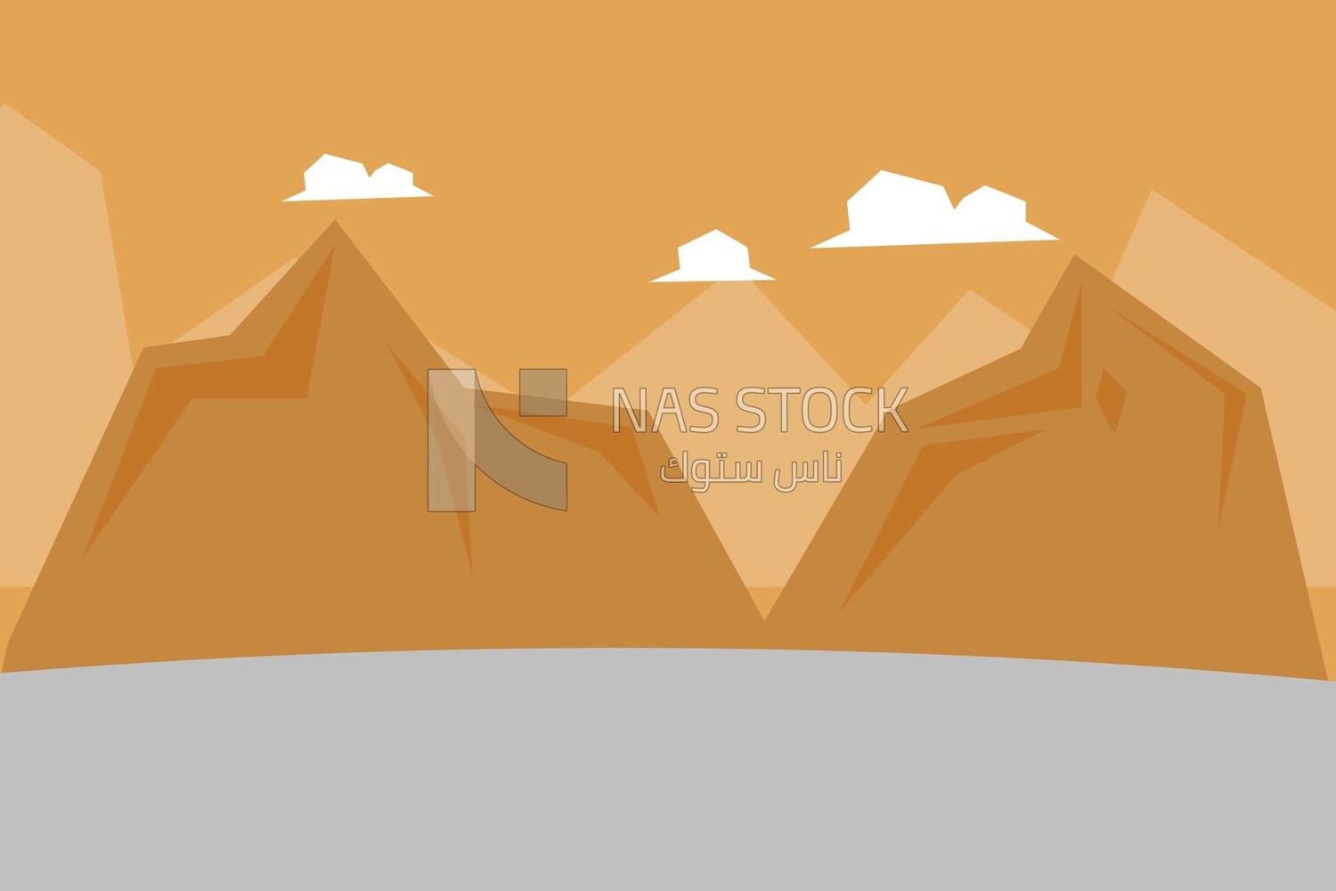 Background to landscape of Mountain